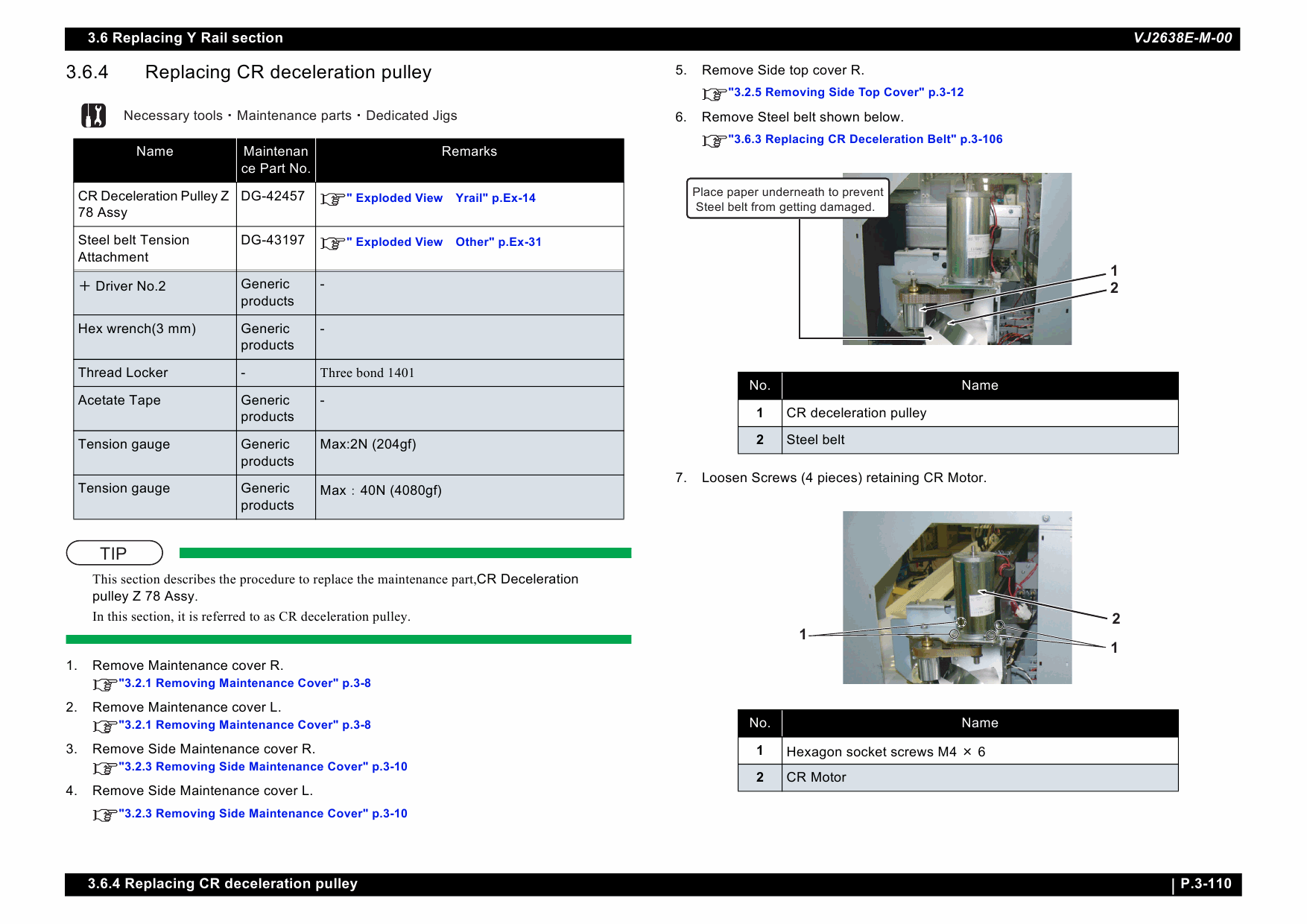 MUTOH ValueJet VJ 2638 MAINTENANCE Service and Parts Manual-2